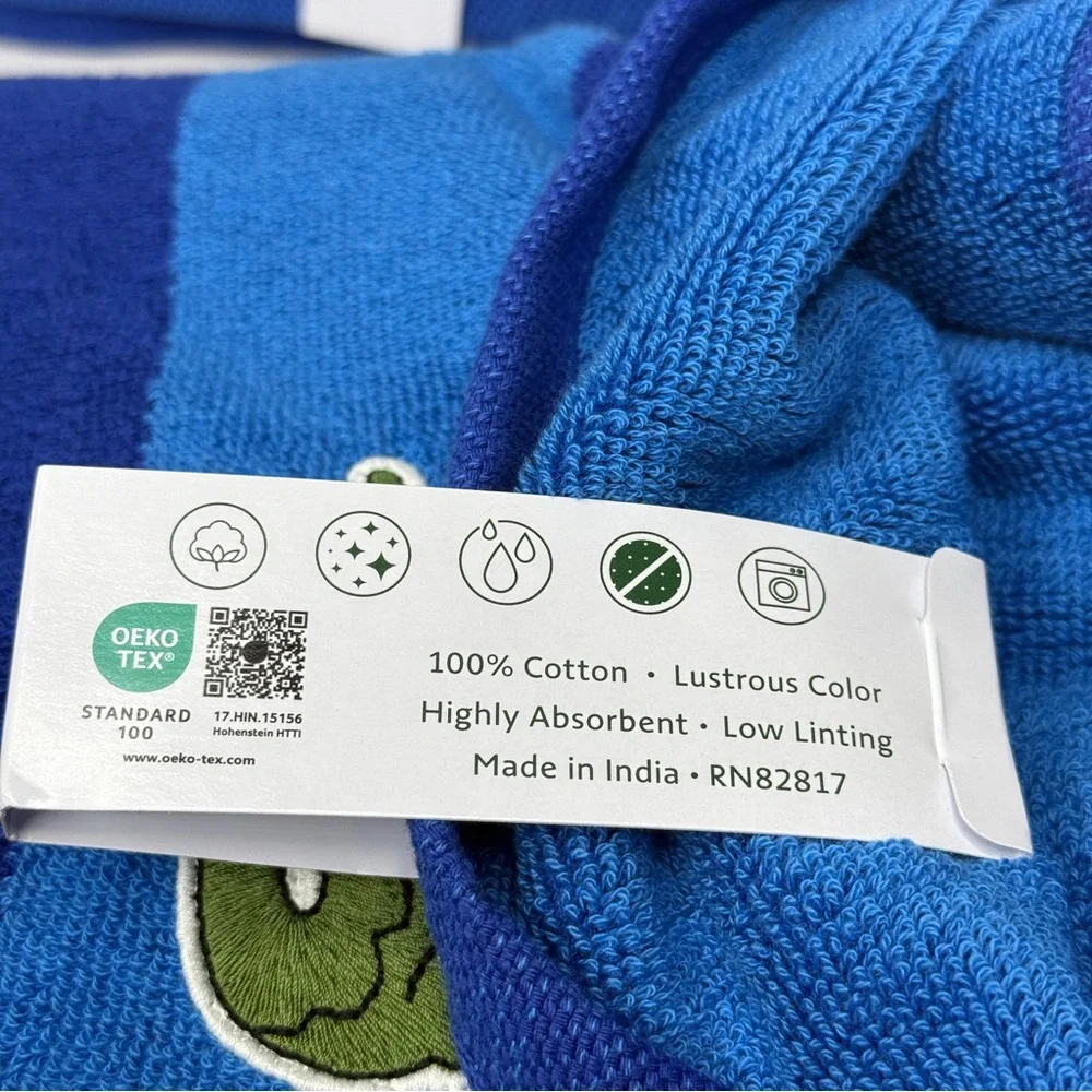 Lacoste blue bath
